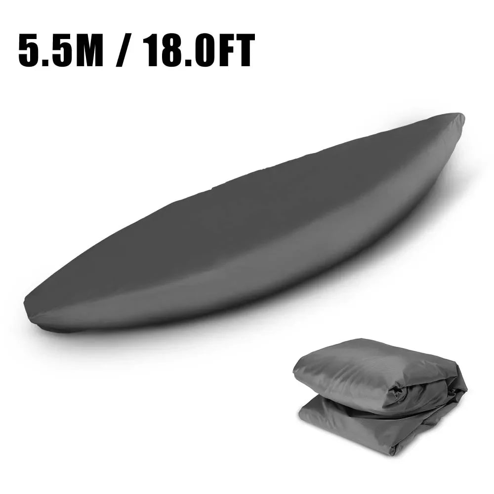 Professional Universal Kayak Cover – Waterproof, UV-Resistant Canoe & Boat Dust Storage Shield