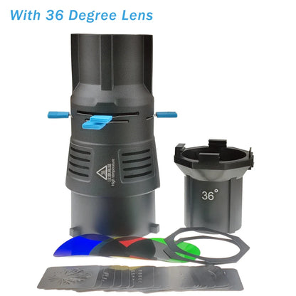 Focalize Conical Snoot Bowens Mount – Photography Condenser with Geometric Sheet Shapes, Gobo Filters & Gels