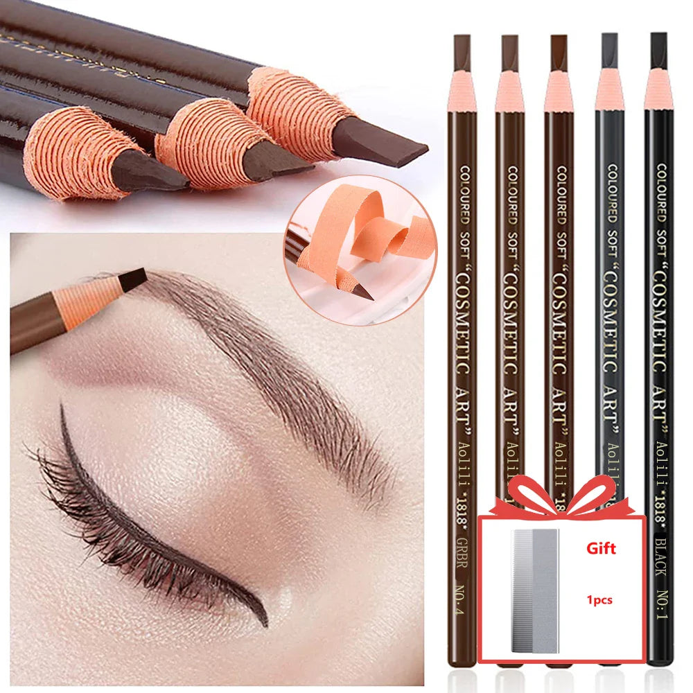 Waterproof Eyebrow Pencil – Long-Lasting Brow Enhancer for Professional Makeup, Brow Lift & Feathered Eyebrows