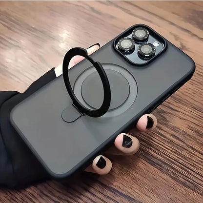 Luxury Magnetic Armor Case — Shockproof Wireless Charging Cover for iPhone 11–17 Pro/Max/Air