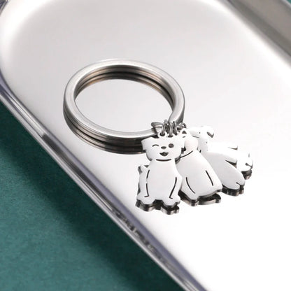 Personalized Kids & Family Keychain – Custom Name Key Chain for Mother’s Day, Couples, Boys, Girls, Pets, Mom, Dad, Baby Gift