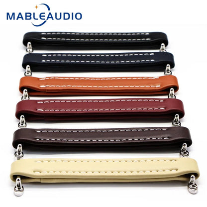 Guitar Amplifier Speaker Handle – Durable Leather Cabinet Carry Handle with Screws, Universal Replacement in Multiple Colors