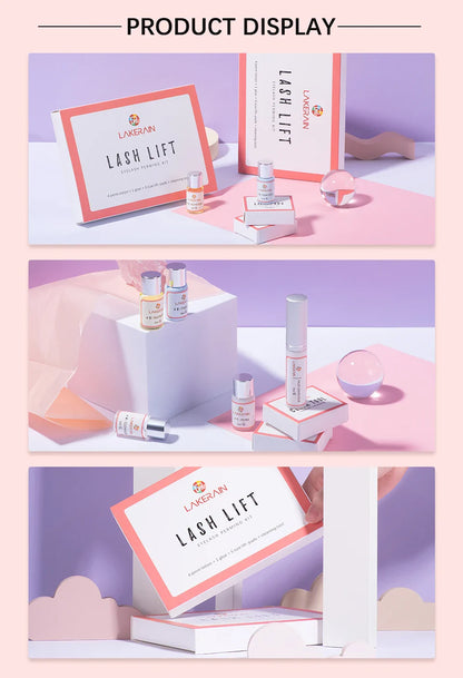 New Lash Lift Kit – Long-Lasting Eyelash Perming Lotion, Fixation Glue, Curly Lash Treatment, Professional Beauty Kit for Salon & Home Use