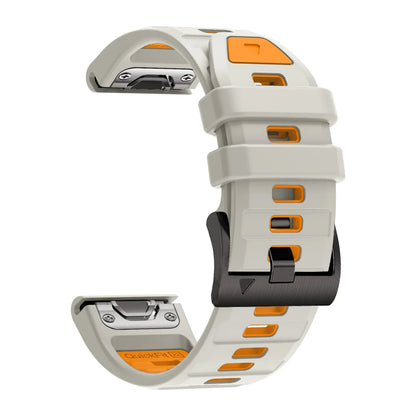 QuickFit Silicone Watch Strap – 22/26mm Band for Garmin Fenix 8/7/6/5, Epix Pro, Instinct 2, Enduro 3