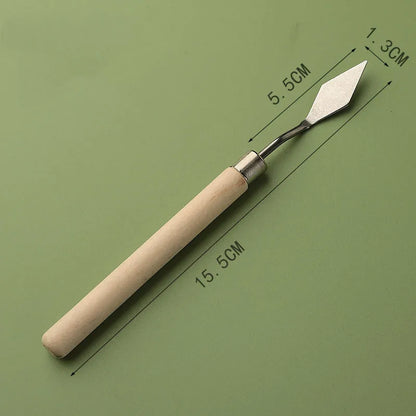 7pcs Oil Painting Palette Knife Set – Scraper Spatula for Acrylic, Watercolor, Gouache, and Color Mixing Art Supplies