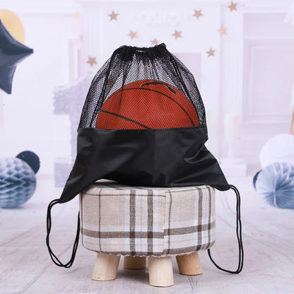Mesh Sports Ball Storage Backpack – Multi-Purpose Portable Mesh Bag for Football, Basketball & Volleyball Carry and Storage Organizer