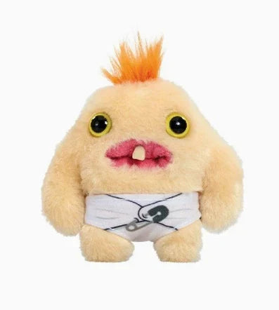 Fuggler Plush Baby Series Mr. Needles – Funny Ugly Monster Stuffed Doll, Munch Rabid Rabbit Wide-Eyed Weirdo Soft Toy 9cm