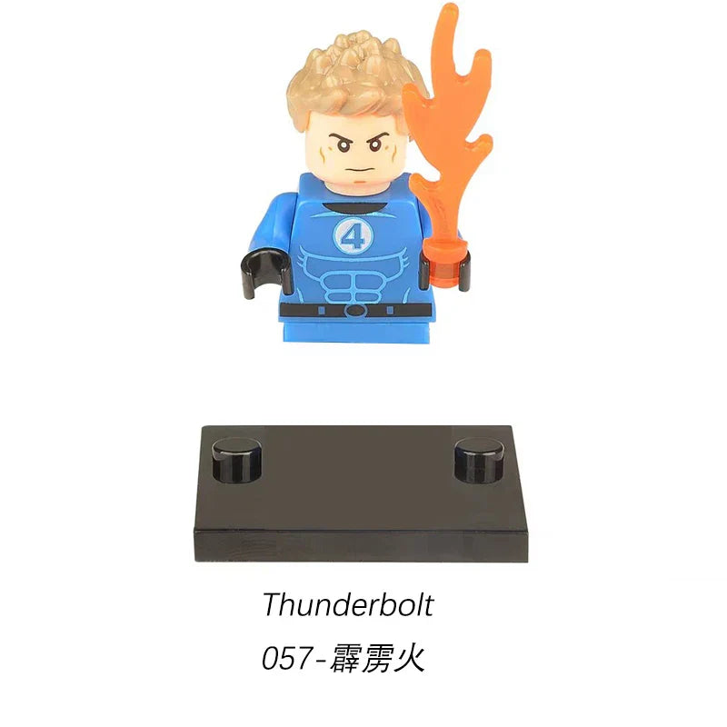 Marvel Superhero Mini Building Blocks – Captain America & Joker Two-Faced Man Movie Toy for Kids