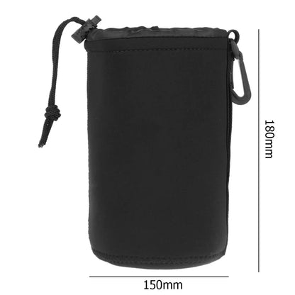 Neoprene Camera Lens Pouch — Waterproof Soft Case for Canon, Sony & Most DSLR Cameras