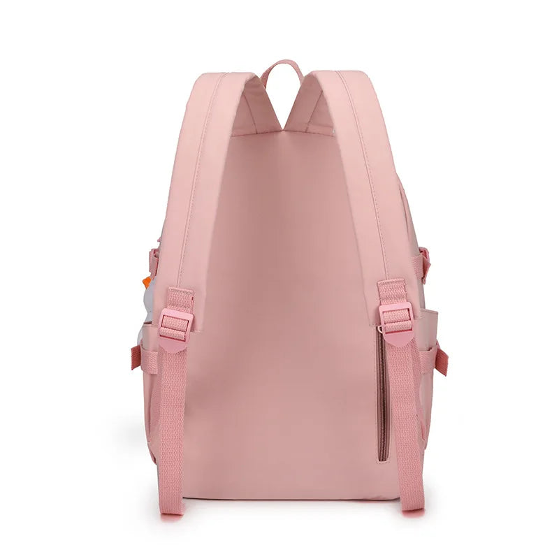 Pokemon Waterproof Women’s Backpack – Pikachu, Gengar, Snorlax Schoolbag for Girls & Students