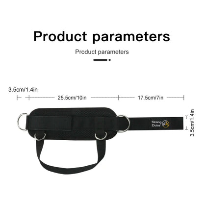 1PC Padded Ankle Straps: Double D-Ring Fitness Ankle Cuffs for Cable Machines - Gym Workout Leg Extensions