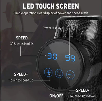 Phoenix A2 Deep Tissue Massage Gun — Muscle Relaxation & Pain Relief Therapy for Back, Legs & Feet