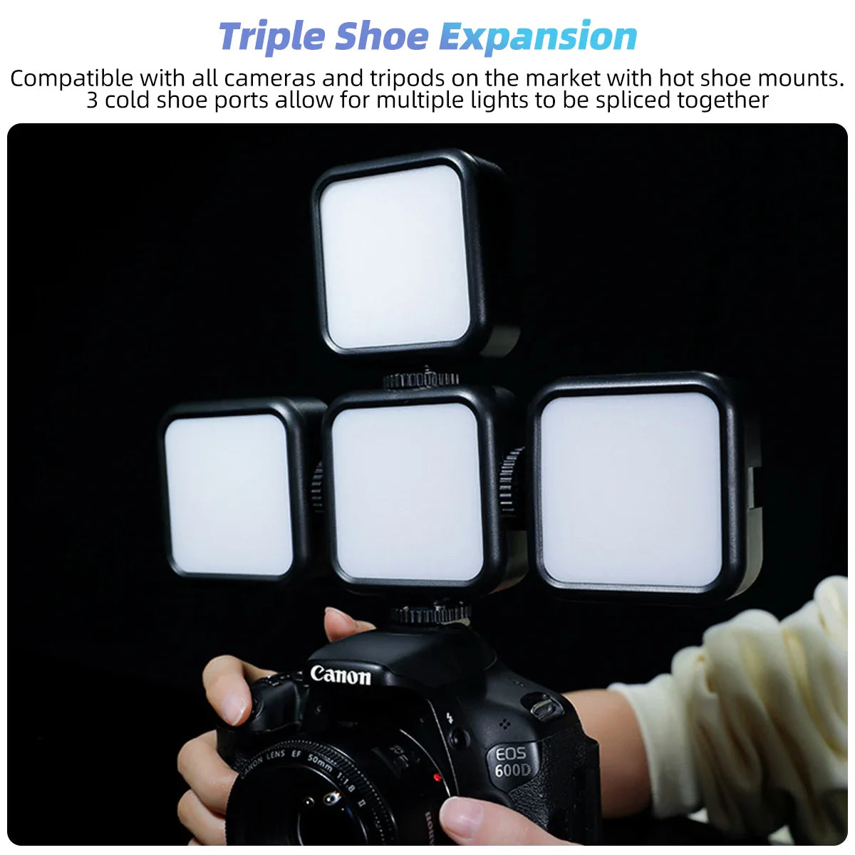 Portable LED Selfie Light Clip — Ring Flash Fill Light for iPhone, Samsung, iPad, Mobile & Laptop