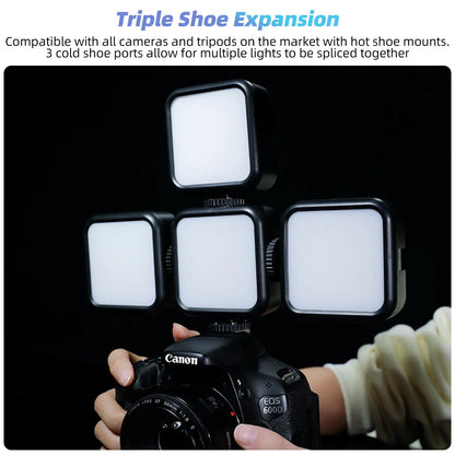 Portable LED Selfie Light Clip — Ring Flash Fill Light for iPhone, Samsung, iPad, Mobile & Laptop