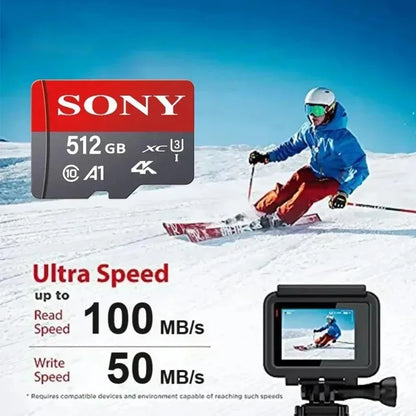 Sony TF High-Speed Micro SD Memory Card | 128GB–1TB A2 U3 V30 for Xiaomi & PC