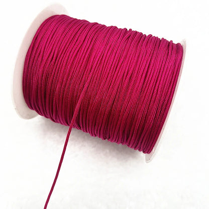 Nylon Macrame Cord Thread (0.4–1.5mm) – Braided DIY Bracelet, Beading & Tassel String