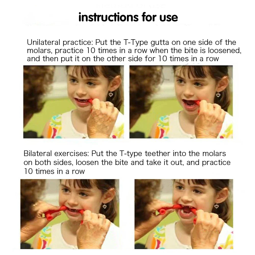 Kids Chewing Tube Speech Therapy Tool — Oral Muscle Training & Teeth Massager for Children’s Speech Rehabilitation