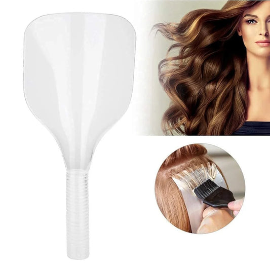 Barber Clear Plastic Hairspray Face Shield – Waterproof Haircut Pad for Salon Hairdressing & Face/Eye Protection