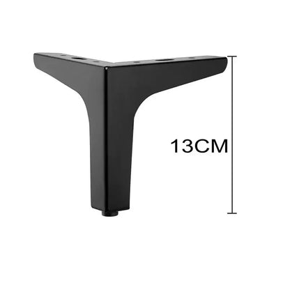 4Pcs Modern Metal Furniture Legs – Gold & Black Iron Sofa Feet for Table, Bed, Chair, Desk & Cabinet
