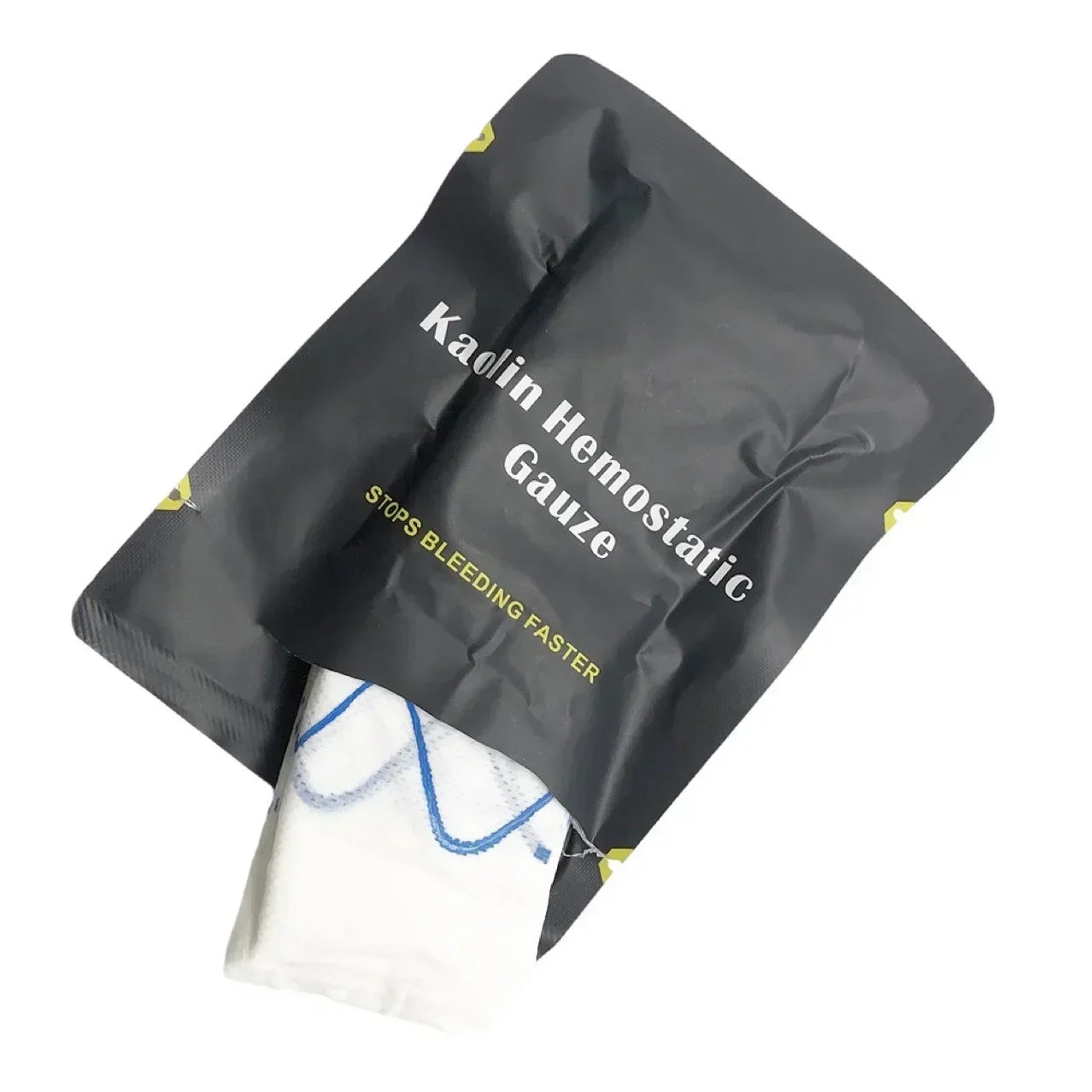 Tactical Kaolin Hemostatic Gauze – Emergency First Aid Bandage for Bleeding & Trauma Wound Dressing