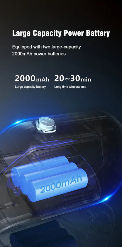 Handheld Rechargeable Vacuum Cleaner – Portable Wireless Dual-Purpose Car & Home Dust Catcher 10000PA