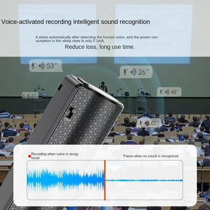 600-Hour Activated Voice Recorder – Espia USB Flash Magnet Dictaphone with Noise Reduction, 4GB-128GB MP3 Audio Player