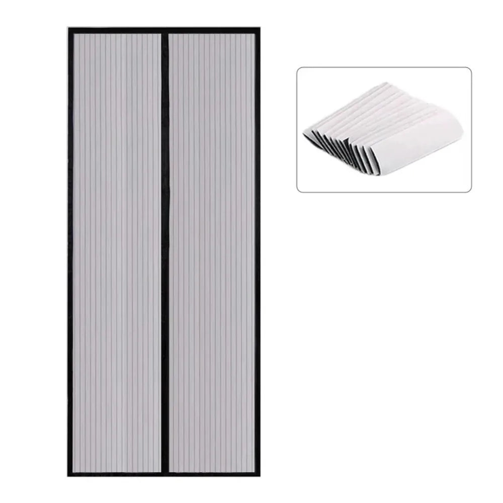 Magnetic Door Curtain Mosquito Net — Anti-Insect Fly Screen for Windows, Punch-Free Invisible Mesh