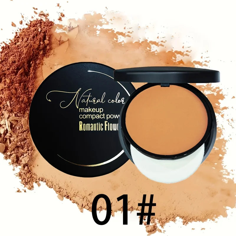 Sweat-Resistant Contouring Powder Palette – Matte Buildable Coverage for All Skin Tones with Highlight & Shadow