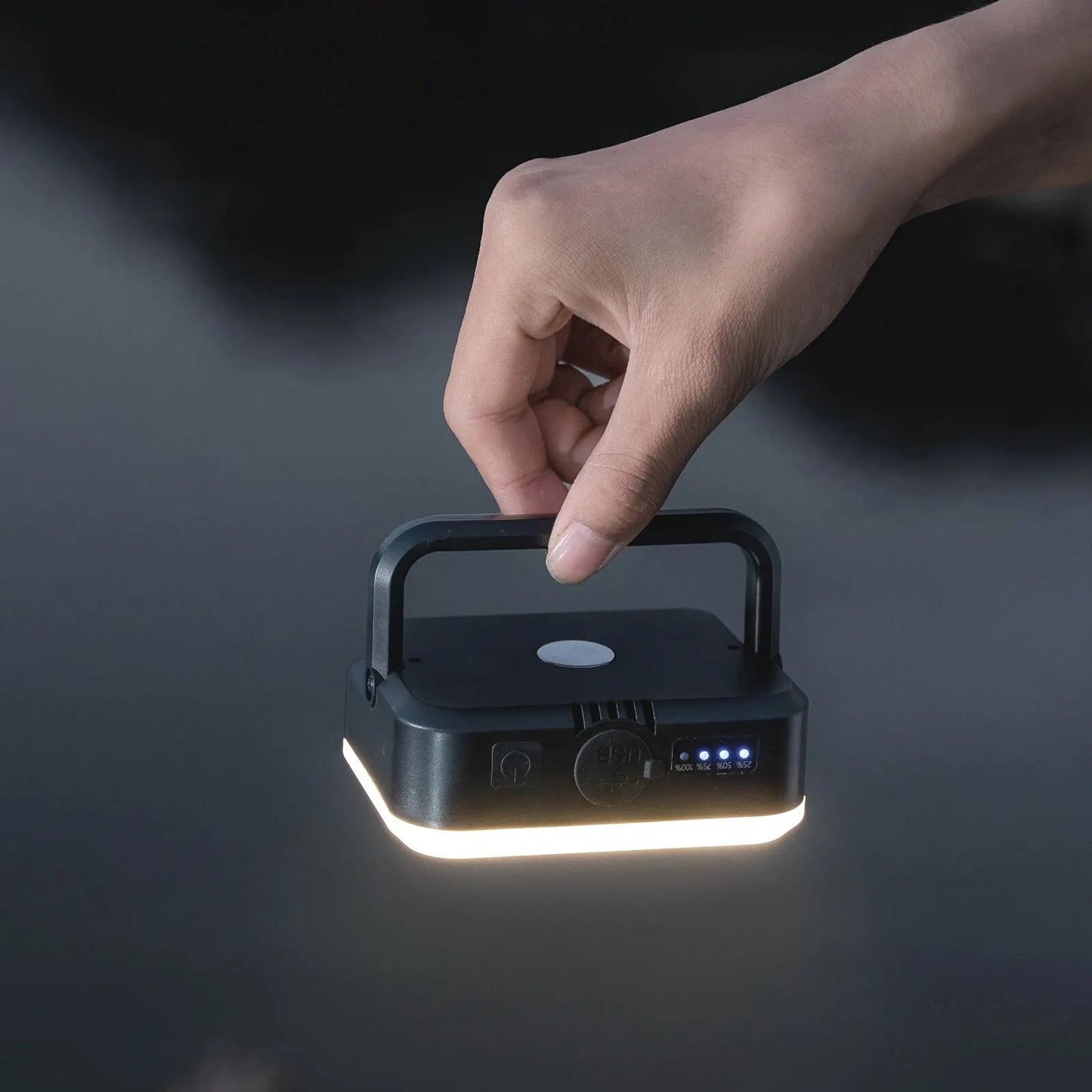 LED Camping Light - USB Charging Portable Tent Lantern, Emergency Flashlight with 4-Level Dimming for Outdoor Hiking