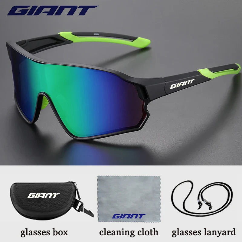 GIANT Cycling Glasses – UV400, Anti-Fog REVO Lenses, HD Clarity, Cateye Design