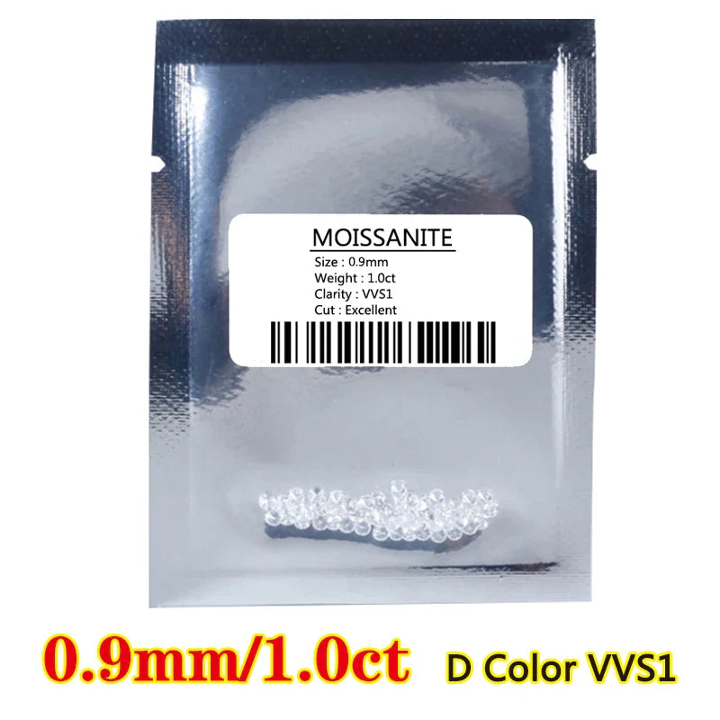 100% Real Moissanite Diamond Tester Pen — GRA Certified D VVS1 Belgium Cut Gemstones at Factory Price