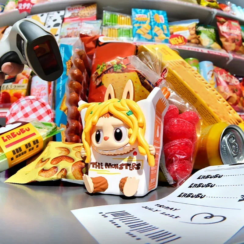POP MART Labubu The Monsters — Wacky Mart Series Blind Box, Cute Anime Doll Figure, Desktop Ornament Mystery Toy