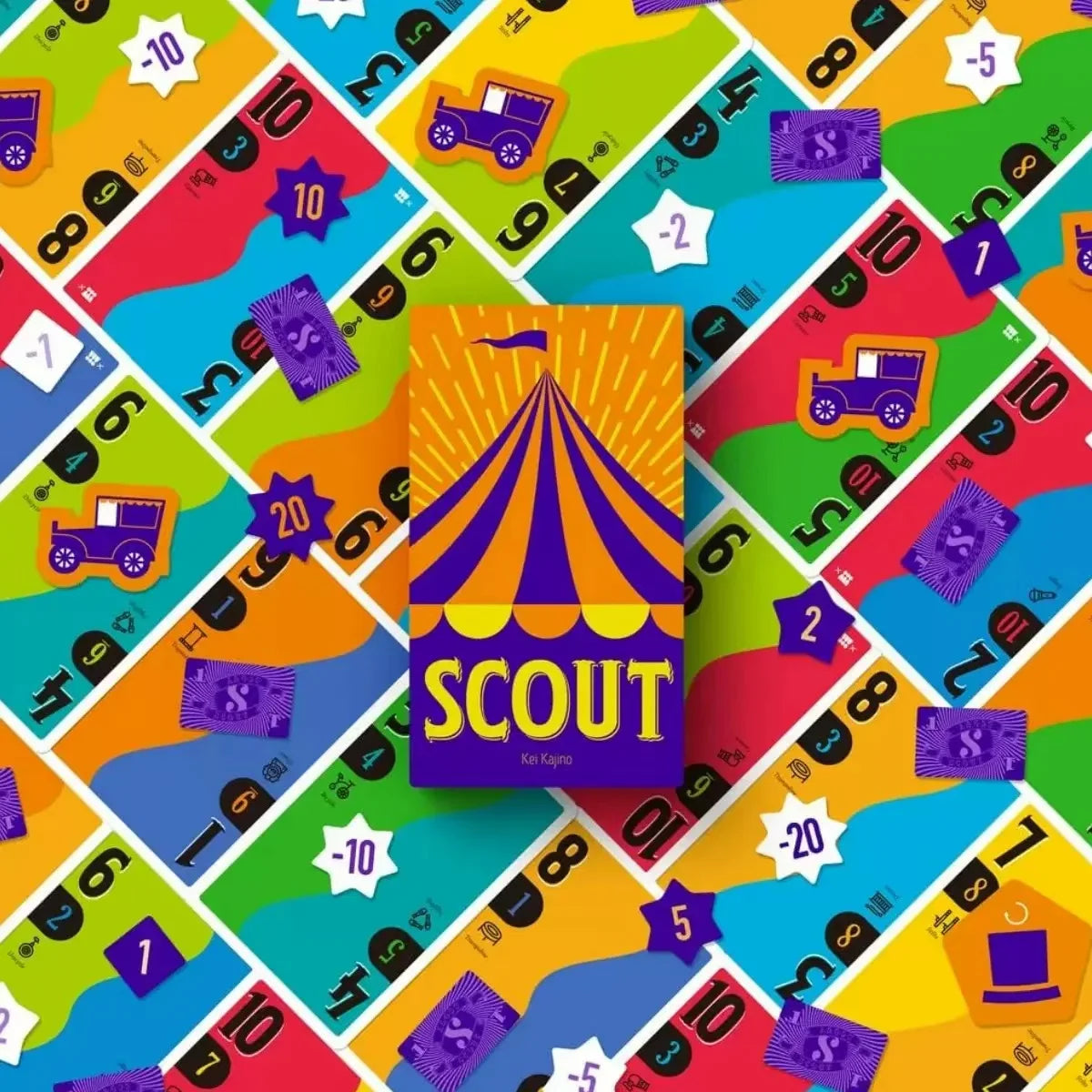 Scout Circus Card Game – Fun 2–5 Player Party Poker Style Board Game Deck