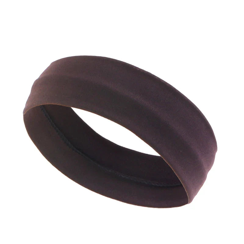 Summer Sports Headbands for Women – Solid Color Elastic Fitness, Yoga, and Running Bandanas, Stretch Makeup Hair Accessories 2023