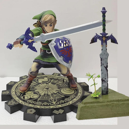 Legend of Zelda Skyward Link Action Figure – Master Sword Anime Collectible Doll Gift