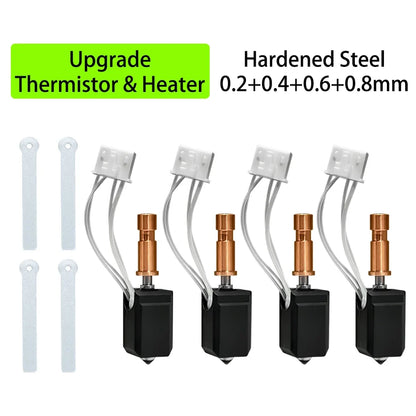 Anycubic Kobra S1 Ceramic Hotend - 24V 48W Rapid Heating 300℃ Upgrade 3D Printer Extruder Head