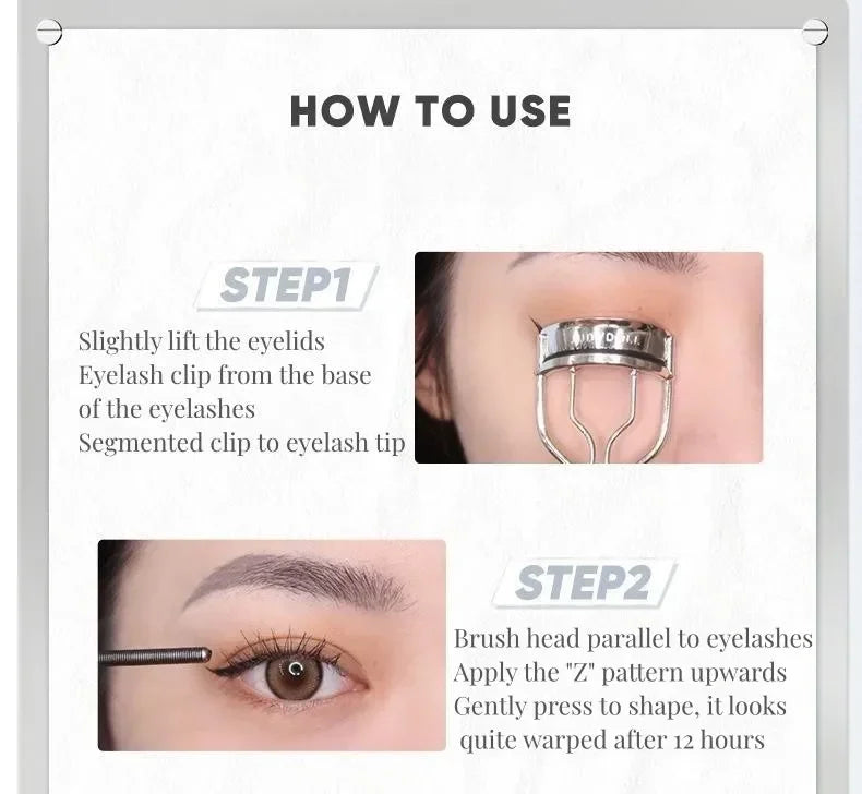 Judydoll Lash Lengthening Waterproof Mascara – Curling, Thick, Non-Smudge, Quick-Dry, Long-Lasting Eye Makeup Cosmetics