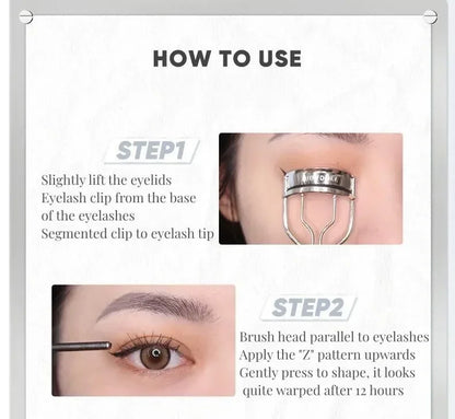 Judydoll Lash Lengthening Waterproof Mascara – Curling, Thick, Non-Smudge, Quick-Dry, Long-Lasting Eye Makeup Cosmetics