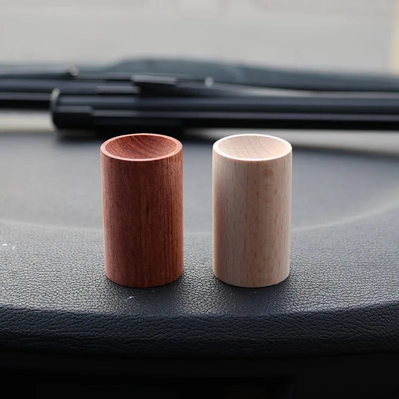 1/5PCS Mini Wooden Essential Oil Diffuser – Aromatherapy Fragrance Diffuser for Home, Office, Car, Bedroom, and Living Room