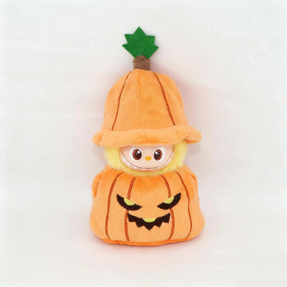 Labubu Halloween Cloak Dress with Hat — 10.5cm V4 The Monsters Pin for Love Series Doll Clothes & Accessories
