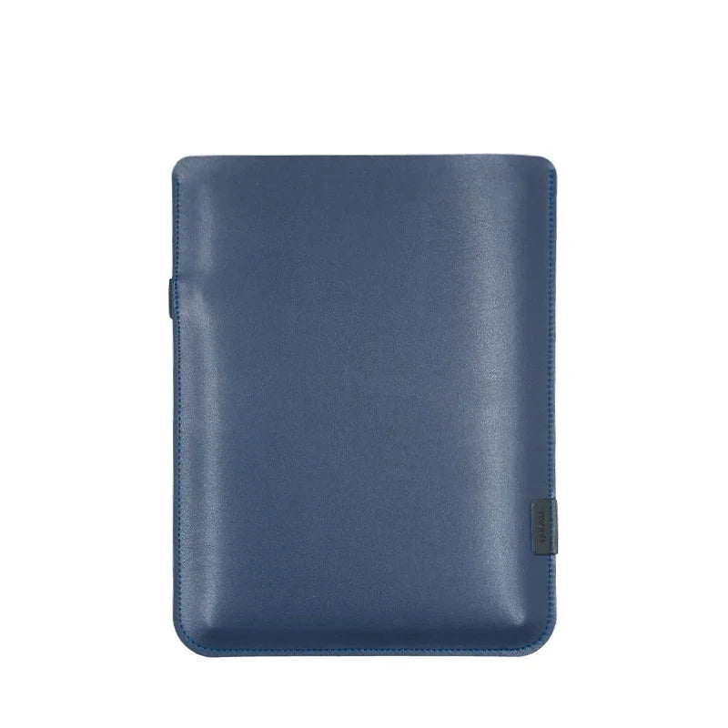 Ultra-Thin PU Leather Tablet Sleeve - Side Access Pen Slot Bag for iPad Mini, Air & Pro 8.3/10.9/11/12.9/13 Inch