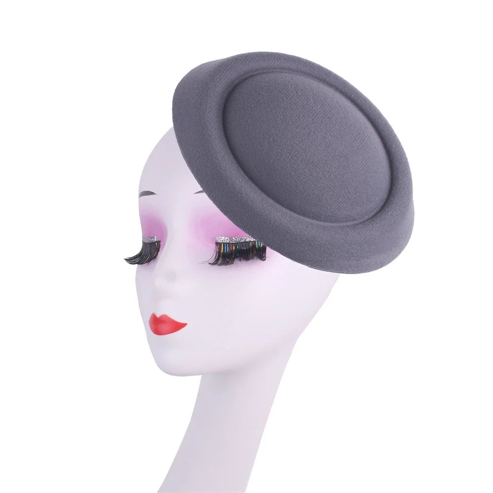 17CM Fascinator Bases for DIY Hair Accessories - Ladies' Wedding Hat, Millinery Cap for Bridal Chapeau