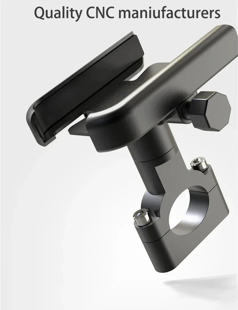 M1 Aluminum Alloy Motorcycle & Bicycle Phone Holder – Electric Vehicle Navigation Mount for Riding