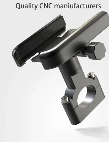 M1 Aluminum Alloy Motorcycle & Bicycle Phone Holder – Electric Vehicle Navigation Mount for Riding
