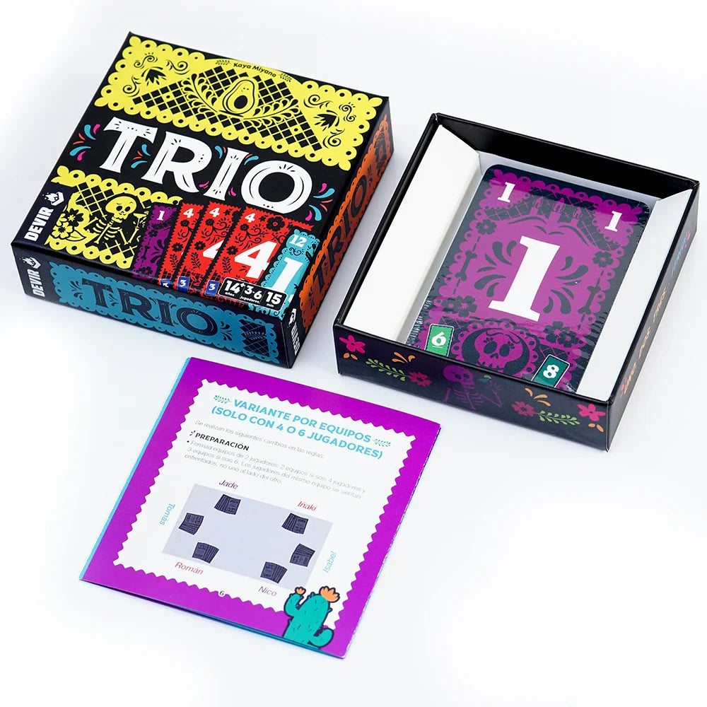 Spanish Trio Card Game Set – Party Games Including The Imposter, Arre Unicorn & More