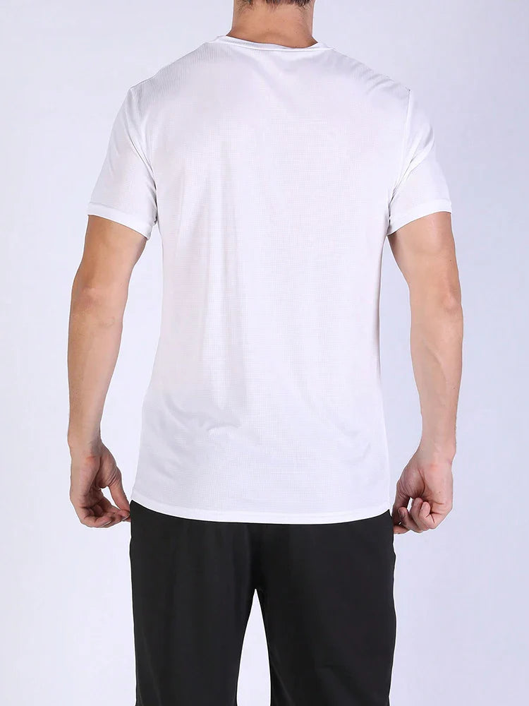 5PCS Men’s Quick Dry Sports T-Shirts – Ultralight Breathable Workout Tops for Running, Training & Gym