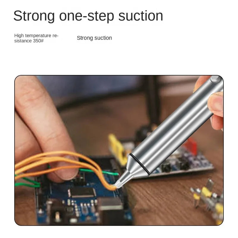 New Aluminum Desoldering Pump – Powerful Solder Sucker Pen for Tin Removal, Welding & Soldering Repair Tool