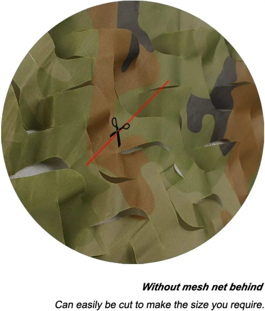 Camouflage Net Bulk Roll: Sunshade Mesh Nets for Hunting Blind, Military Theme Party Decorations