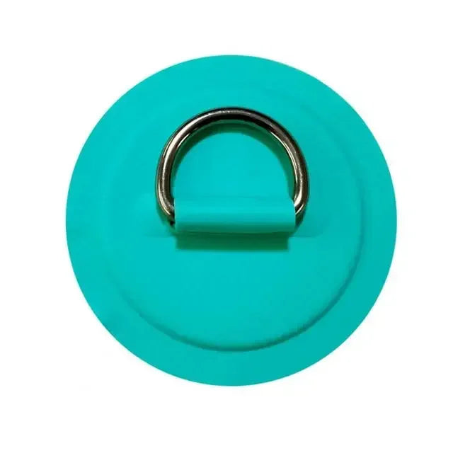 Surfboard Dinghy Boat PVC Patch – Stainless Steel D-Ring, Deck Rigging Rope Ring Buckle for Kayaking & Inflatable Boat Accessories