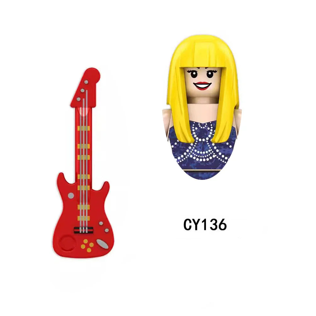 LG1015 Girls Building Blocks Princess Mini Dolls – Cute Kawaii Assemble Bricks Action Figures Kids Christmas Toy